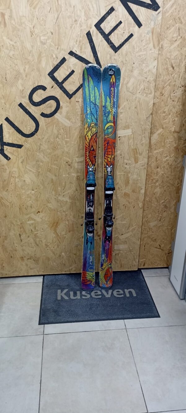 SKI NORDICA FIRE ARROW 1,72M. EXCELENTE.