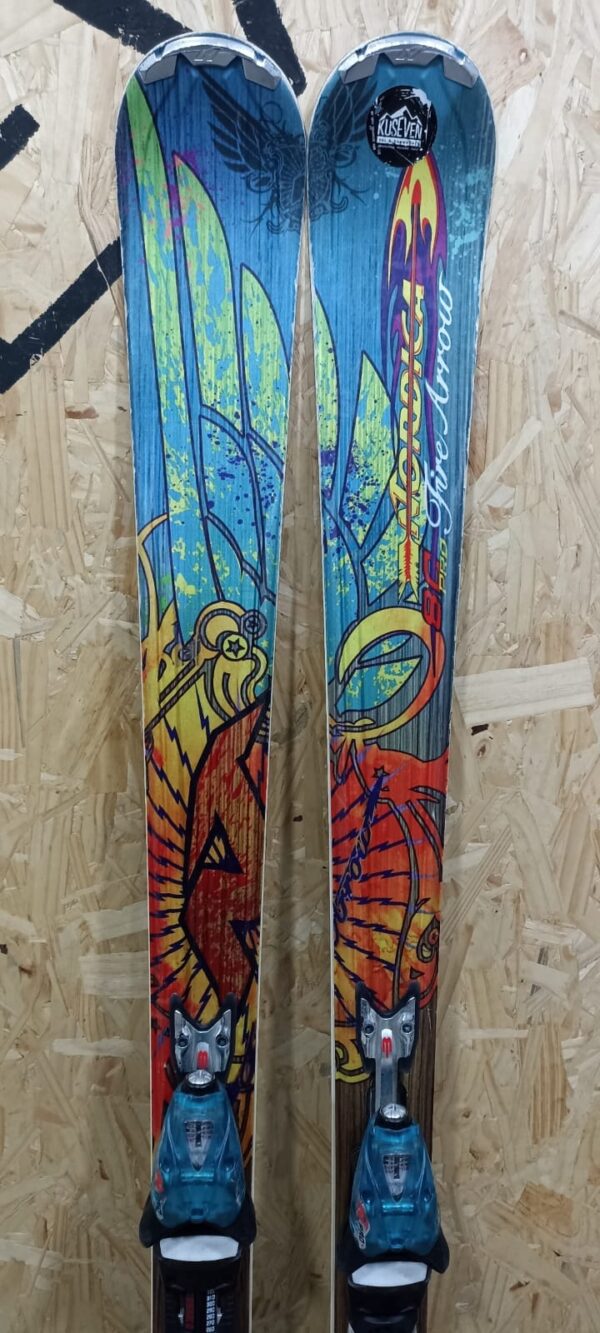 SKI NORDICA FIRE ARROW 1,72M. EXCELENTE.